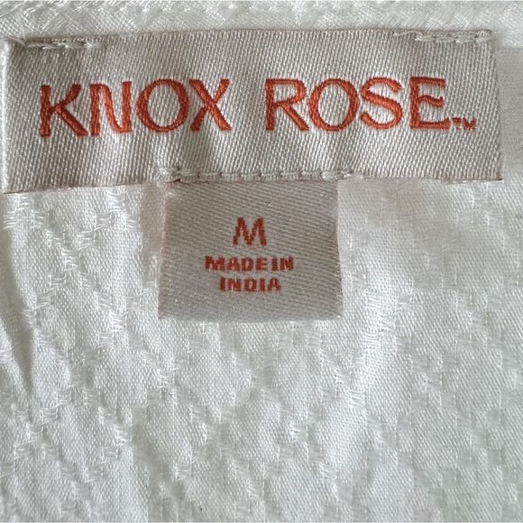 Knox Rose Flowy Embroidered Boho Summer Top - Picture 4 of 4